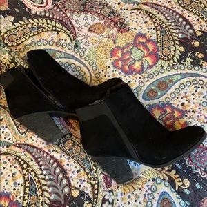 SIZE 9 BLACK BOOTIES from DSW